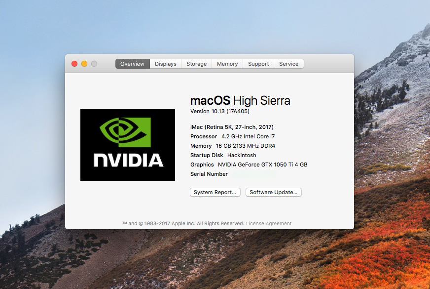 Hardware Requirements For Mac High Sierra